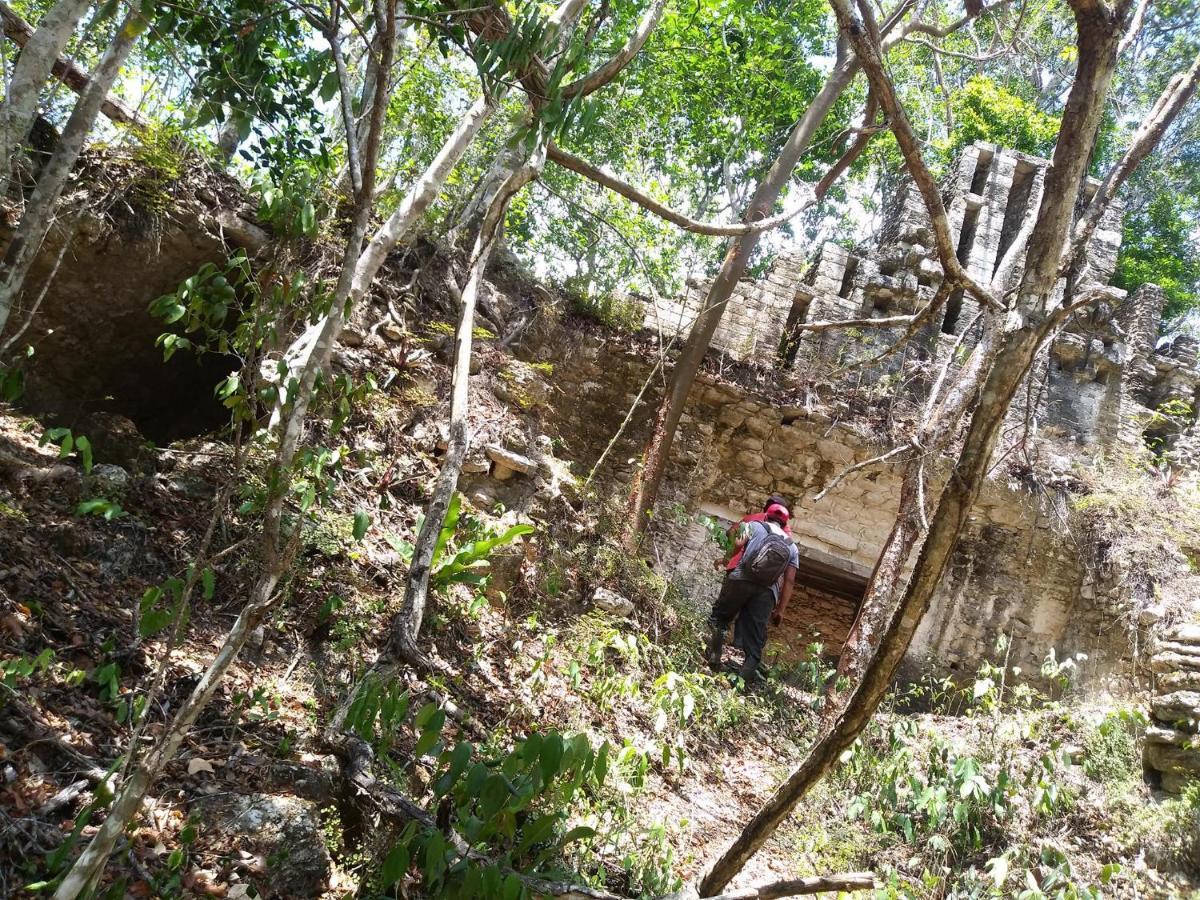 Hotel Templo Maya إكسبوجيل المظهر الخارجي الصورة